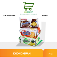 KHONG GUAN MALKIST 240 g / MALKIST COKLAT / MALKIST CRACKERS / MALKIST SEAWEED