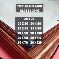 3mm White Melamine Plywood Glossy Shiny Plywood Cut Whiteboard 1 Side 20cm Wide Multipurpose Craft