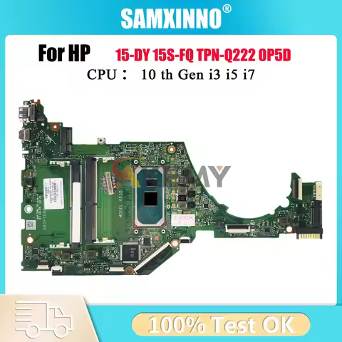 DA0P5DMB8C0 Laptop Motherboard For HP 15-DY 15S-FQ With i3 i5 i7 10th Gen CPU DDR4 L71756-601 L71757