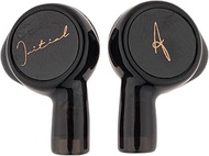 Initial A - yui - 0.56 inch (14.2 mm) Flat Drive Driver In-Ear Earphones with Mic Black Approx. W 0.