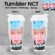 Tumbler NCT Dream x Pinkfong - Botol Minum Merchandise KPOP Murah Unofficial Mark Jaemin Jeno Haecha