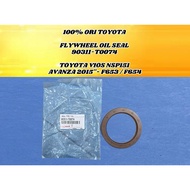 100% ORI - TOYOTA FLYWHEEL OIL SEAL 90311-T0074 TOYOTA VIOS NSP151 / AVANZA 2015''- F653 / F654