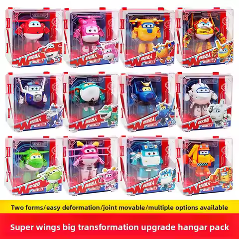 Auldey Original Super Wings Transforming Robot Full Set - Large Size Jett Donnie Dizzy Astra Kids To