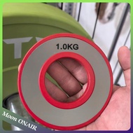 Moon ONAIR แผ่นสติกเกอร์น้ำหนักขนาดเล็กป้ายกิโลกรัมสำหรับออกกำลังกายออกกำลังกายแบบพกพาฉลากน้ำหนักขนา