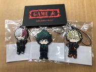 全新 日版 TOHO 限定 特典版 橡膠鑰匙扣 GSC NENDOROID 不連 黏土人1691 綠谷出久 1692 爆豪勝己 1693 轟焦凍 隱匿裝 Stealth Suit Ver. 我的英雄學