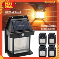 Solar Interaction Wall Lamp Solar Powered Sensor BK-888 LED Outdoor Durable