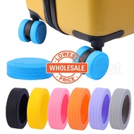 [ Wholesale Prices ] Travel Luggage Wheel Silicone Guard Sleeve / Noise Reduce Cart Caster Cover / Wear-resistant Suitcase Wheels Sheath / Furniture Casters Protecting Case
