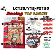 👍(UP) GASKET TOP LC135/Y15ZR/FZ150/Y15 65mm/57mm/60mm/63mm TOPSET RACING COPPER Gasket TOPSET Block 