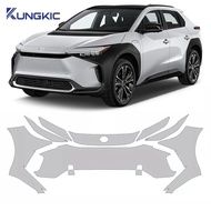 For Toyota BZ4X 2022-2023 Car Front Bumper Paint Protection Film TPU Pre-cut Anti-scratch Body Stick