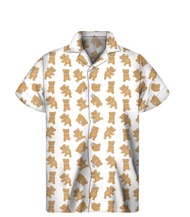 Bear Cartoon Teddy HAWAIIan CASUAL Shirt, Size XS-6XL, Style Code246