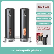 Máy xay tiêu điện nhà bếp dùng nguồn USB muối hoặc hạt tiêu Tự động xay với đèn LED | Máy xay tiêu đ