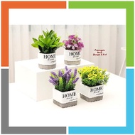 home pajaangan unik bunga dan pot bunga plastik dekorasi rumah
