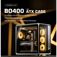 Jonsbo BO400 - Mid Tower ATX T.G PC Case With Aluminium Frame [ GRAY ]