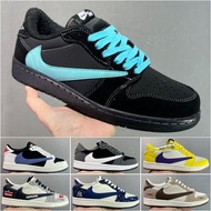 NIKE AJ1 倒勾 Travis Scott x Air Jordan 1 Reverse Mocha 閃電聯名 低幫文化籃球鞋 百搭休閒運動鞋 波鞋 跑步鞋 慢跑鞋 板鞋 徒步鞋 男女同款