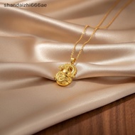 shandaizhi666ae Ethnic Auspicious Imitation Pendant Nelace Vintage Jewelry For Women Traditional Out