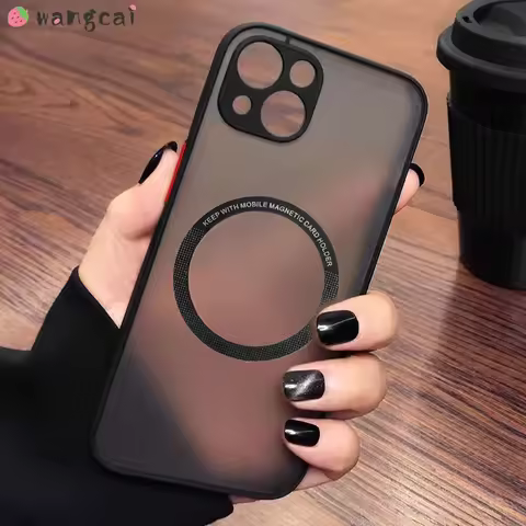 Magnetic Matte Phone Case For Vivo X90 X80 X70 X60 X50 T1 Pro T2X T1X Y75 Y73 Y72 Y52S Y18 4G 5G Cle