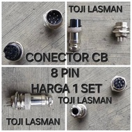 RM74... ( CB 8 8 P connector ) JACK JEK socket connector socket 8 pin leg 8pin 8p pin terminal cable