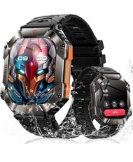 ❤️限時優惠❤️智能手錶 smart watch 運動手錶  新上市 軍用規格 2英吋大屏幕 smart watch iPhone IOS & Android 安卓 藍牙 5.2 帶通話功能 IP68