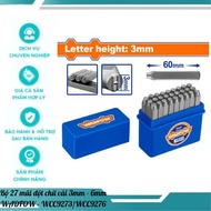 Set of 27 3mm letter punches, letter set from A to Z, WADFOW WCC9273/WCC9276 symbol