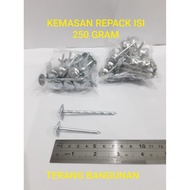 ASBESTOS NAILS / UMBRELLA NAILS / ZINC NAILS 5CM AND 7CM (REPACK 250 GRAM)