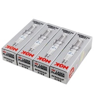 Genuine NGK Four-Electrode Spark Plug BKR6EQUP 3199, Available in 1pc/4pcs; High-Temperature, Aspira