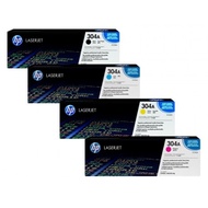 ORIGINAL HP 304A FULL SET CC530A CC531A CC532A CC533A TONER CARTRIDGE