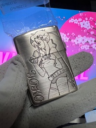 🔥ZIPPO🔥 （已絕版）2021年 日版  天元突破-紅蓮螺巖   B款 （庸子 .ヨーコ，Yoko） 雙面雕刻 鍍銀 打火機