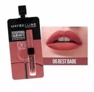 Maybelline Sensational Liquid Matte Lip Cream Sachet 2 ml / Maybelline Lipstik Matte