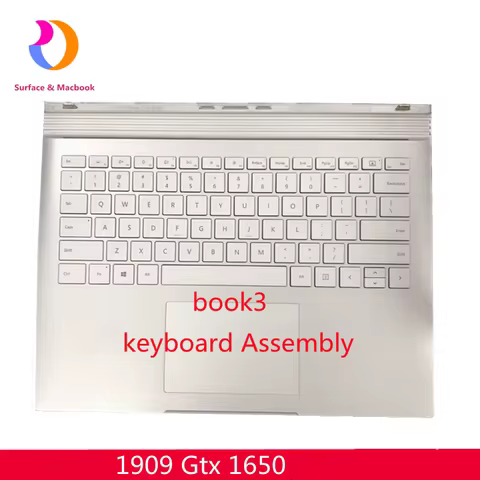 Original 1909 Keyboard Full Asssembly for Surface Book 3 Topcase 1909 GTX1650 13.5'' Us Layout