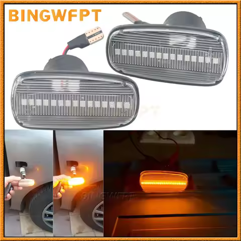 Dynamic Side Marker Light For Lexus IS200 300 LS430 UCF30 Scion xB For Toyota Prius Kluger Wish Alte