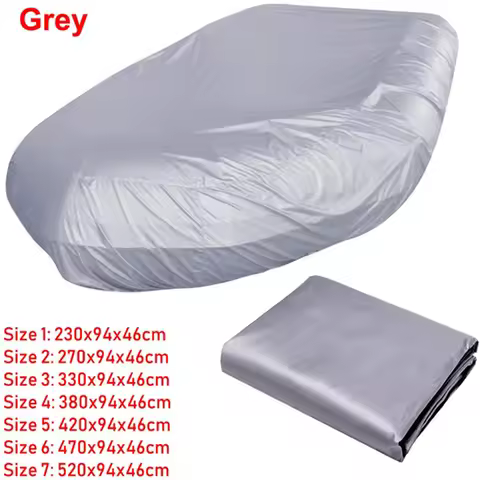 Universal Kayak Cover Oxford Boat Cover Waterproof UV Resistant Kayak Cover Dustproof Kayak Boat Can
