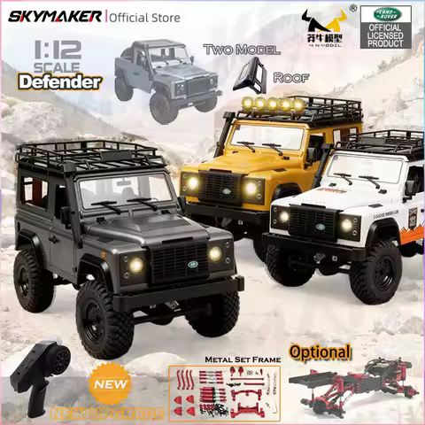 New MN99S V2 1:12 Scale MN Model RTR RC Car 2.4G 4WD RC Rock Crawler MN98 MN99 Defender Pickup Remot