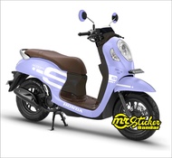 Decal Scoopy full body Dekal Sticker New Fi Baru 2021 2022 PRESTIGE Hijau Mint lilac offside street