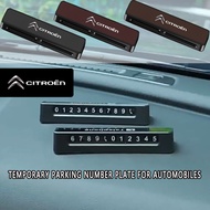 Citroen Car Phone Number Parking Card number dual number temporary parking number plat For Citroen c