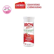 Iron Melts - Iron, Folic Acid, Vitamin B12 and Vitamin C Supplements, 50 tablets