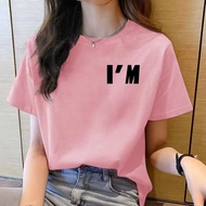 女裝 2025新款 top blouse women t shirt casual loose women clothes short sleeve baju t shirt perempuan lo