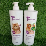 TORNADO PET SHAMPOO CAT AND DOG 1000ML | SHAMPOO KUCING DAN ANJING