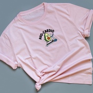 Avo-Cardio Funny Cute Shirt Avocado Lover Funny Shirt Gym Exercise Lover Shirt Funny Exercise Shirt