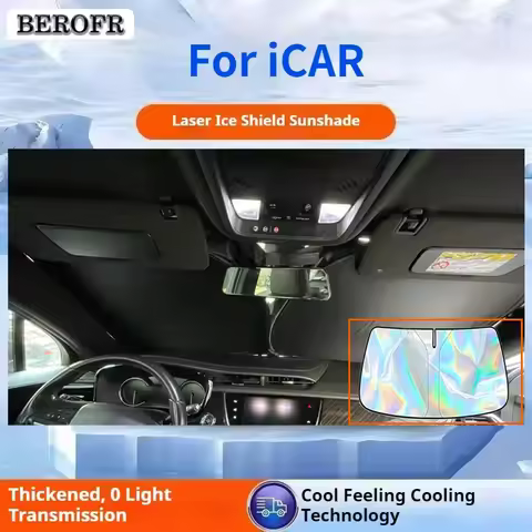 For iCAR 03 V23 03T Car Front Windshield Sunshade Car Front Window UV Sun Protection Heat Insulation