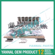 For Komatsu Engine 6D110 Wheel Loader WA350-1 Overhaul Rebuild Kit