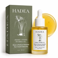 HADEA Cyperus Rotundus Oil to Reduce Hair  100% Organic High-Potency Steam Distilled Cyprus Nutgrass