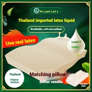 Thailand Pure Natural Latex Mattress Double Single Extra Large Full Zipper Bed Cover Washable