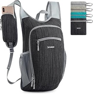 G4Free 15L Hiking Daypack Lightweight Travel Backpack Packable Outdoor Casual Foldable Shoulder Bag