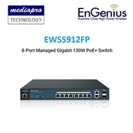 ENGENIUS EWS5912FP 8-Port Managed Gigabit 130W PoE+ Switch ( With Free Wireless Controller )