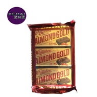 ♕⊙Chocolate Whittaker's Fresh Roasted Almond Gold Milk Bar 135g (45g x 3) Coklat