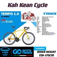 Trinx Road Bike 700c / 622 - Tempo 1.0 (2021) 46cm S Size (FOR RIDER HEIGHT 158-170CM)