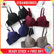 Women Bra Size 34-38 B Cup Wired Bra Lace Bra Ladies Lingerie Baju Dalam Wanita Perempuan [L9454]