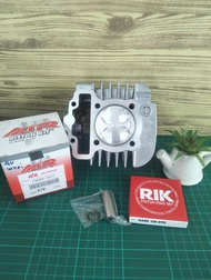 เสื้อสูบ W110i 56-57-58 มินสลัก13 พร้อมหลบวาล์ว4 /วาล์17/19