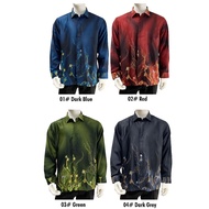 【Ready Stock】 (New Release) Bentop Baju Batik Kemeja Long Sleeve Baju Batik Lengan Panjang FF11147