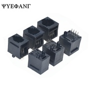 5PCS RJ11 telephone FEMALE SOCKET 180 degrees Vertical 8P8C 6P6C 4P4C female jack pcb connector